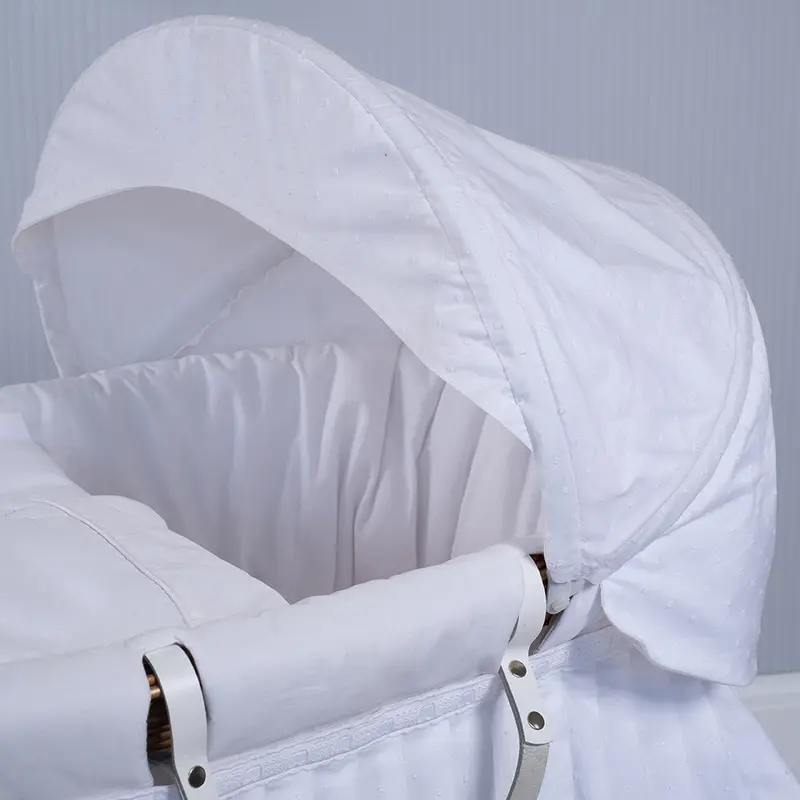Emile et Rose Dressing Set for Moses Basket, White Premium Babywear 3