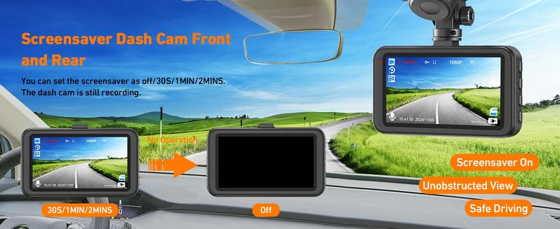 Product Introduction of Dash Cam Front and Rear, Dashcam WiFi/App Control 1080P Car Camera Dash Cam, Dual Lens Dashboard Dash Camera for cars w/ 32GB Card,Night Vision,WDR,G-sensor,Loop Recording,Parking Mode,170 Wide Angle 21