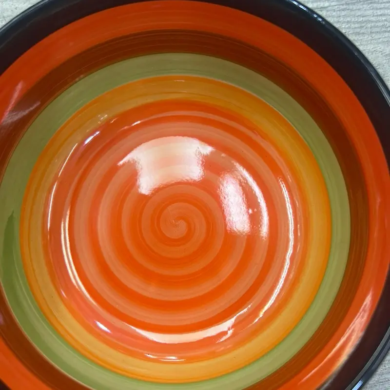 6inch coloured ceramic bowl microwave & dishwasher safe 4