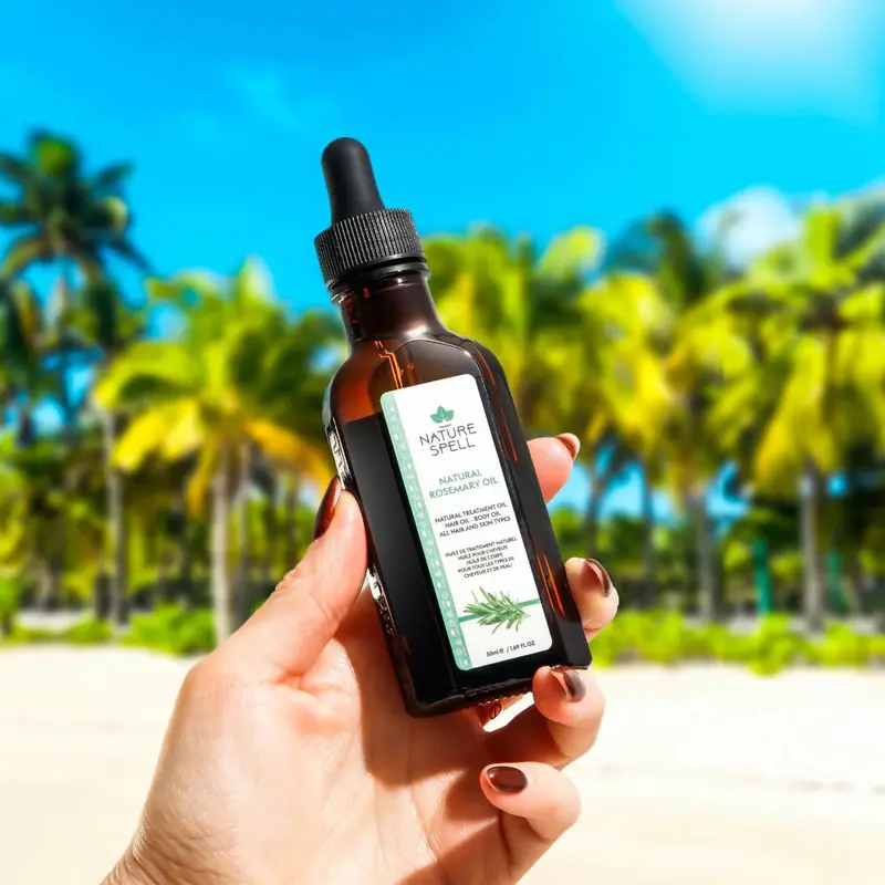 Nature Spell Natural Rosemary Travel Size Oil 50ml 2