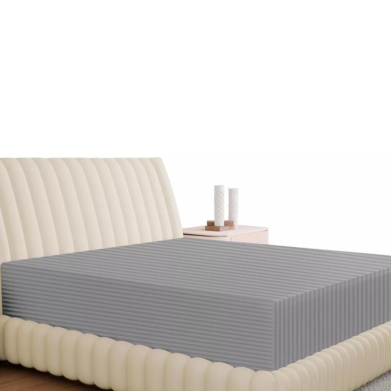 Product Introduction of Stripe Extra Deep Fitted Sheet - 400 Thread Count, 100% Egyptian Cotton, Soft & Breathable Bedding 1