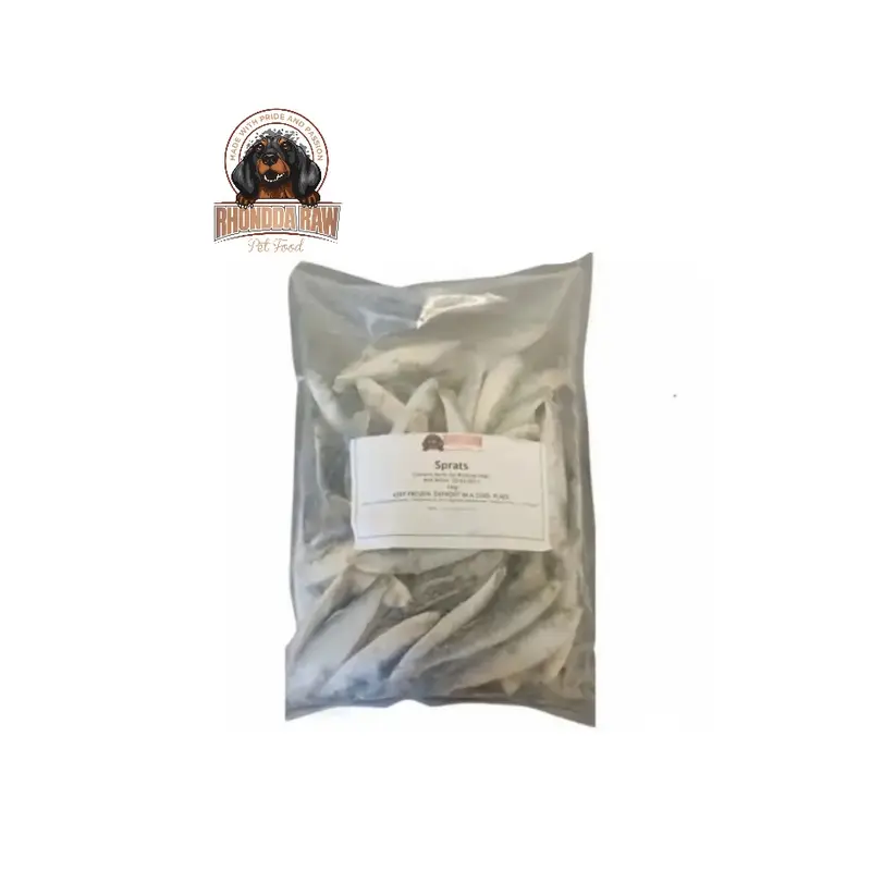 Rhondda Raw Sprats 1kg - Frozen Dog Treat 1