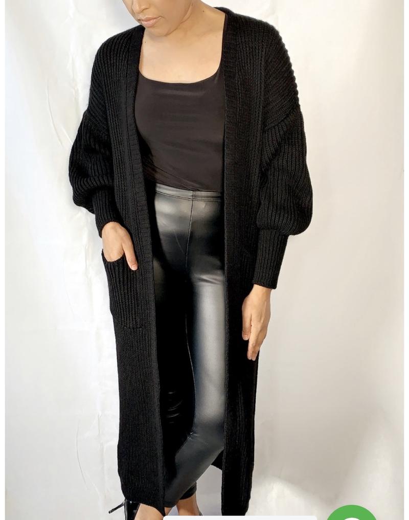Product Introduction of Balloon sleeve maxi cardigan 2