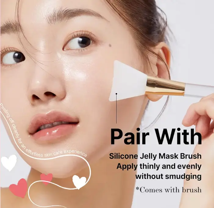 Angel Silk Collagen Overnight Wrapping Peel Off Facial Mask Pack - Retains Elasticity & Glow During Sleep - Hydrating Moisturizer Skincare Cream Peeling Comfort Mask for Moisture & Hydration with Hyaluronic Acid 2