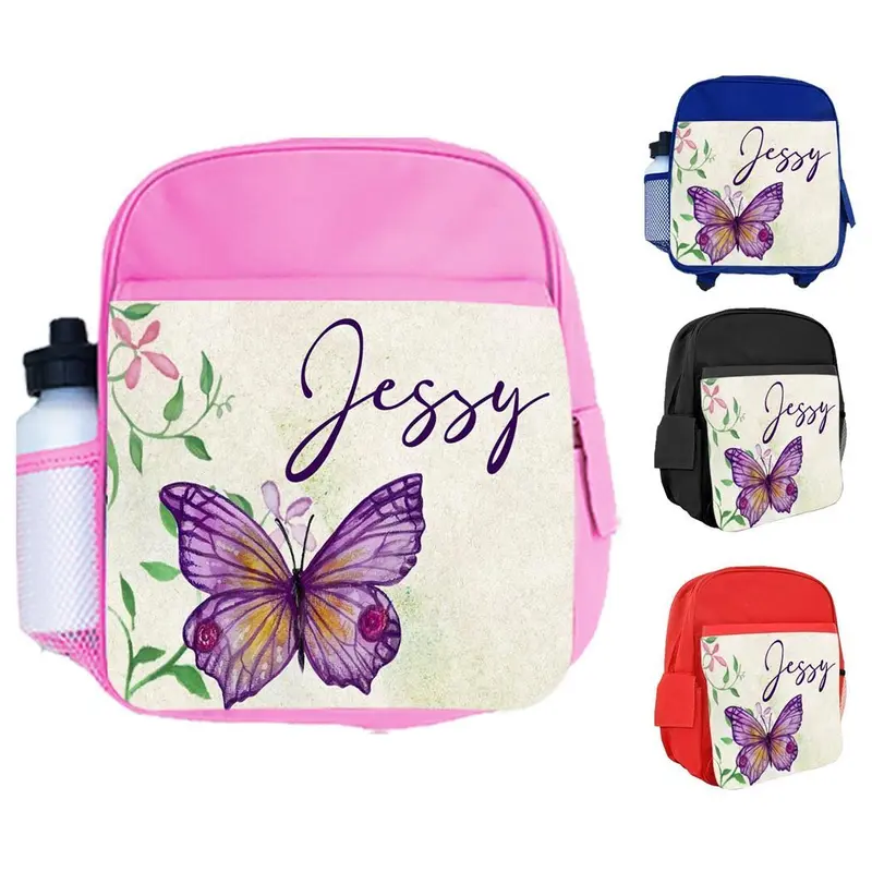 Personalised Kids Backpack Any Name Generic Design Boys Girls kid School Bag 41 5