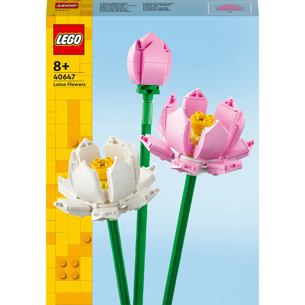 LEGO Lotus Flowers Set 40647 - LEGO Botanicals Toy for Kids & Adults