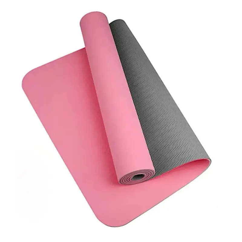 Yoga Mat for Pilates Fitness Exercise TPE - 6mm 3