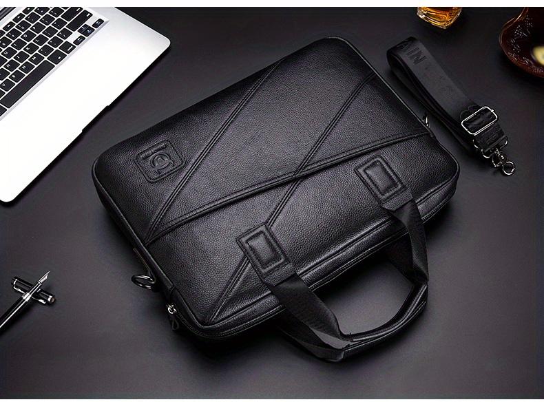 Product Introduction of BULLCAPTAIN Men's Leather Briefcase Multifunctional Handbag 46