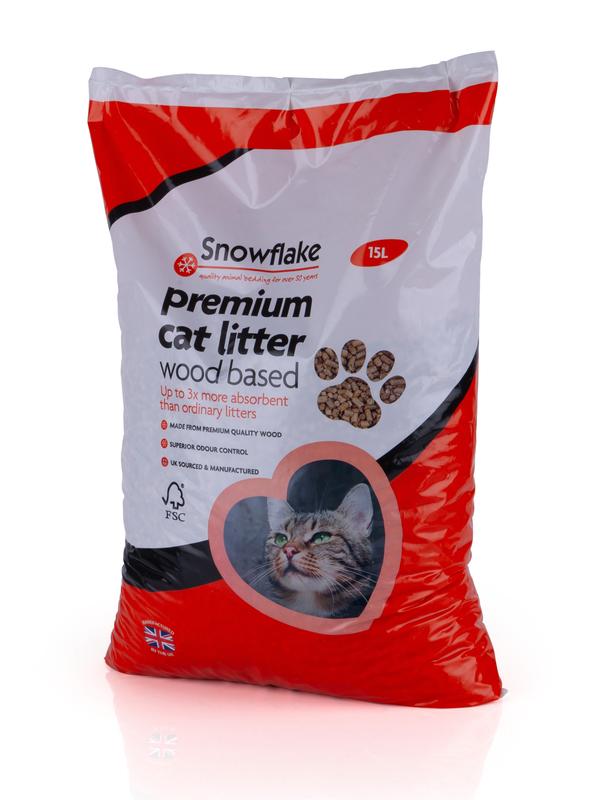 Snowflake Premium Wood Pellet Cat Litter for a Clean and Fresh Home 2