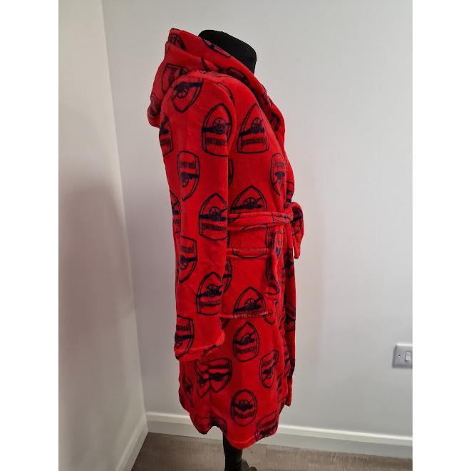 Arsenal FC Children's Dressing Gown - Kids Unisex Football Bathrobe - Loungewear Nightwear Sleepwear Pyjamas 5