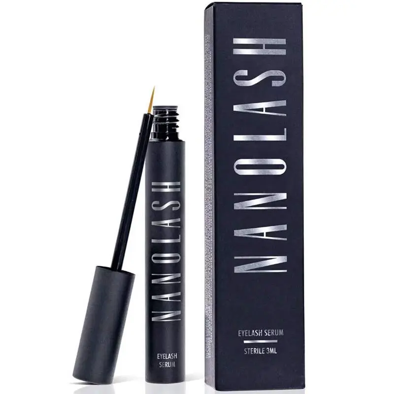 Nanolash Eyelash Serum 3ml | Conditioner & Booster for Long, Dense, Beautiful Eyelashes  | Nourishing Lash Growth Formula Makeup Mascara Cosmetic