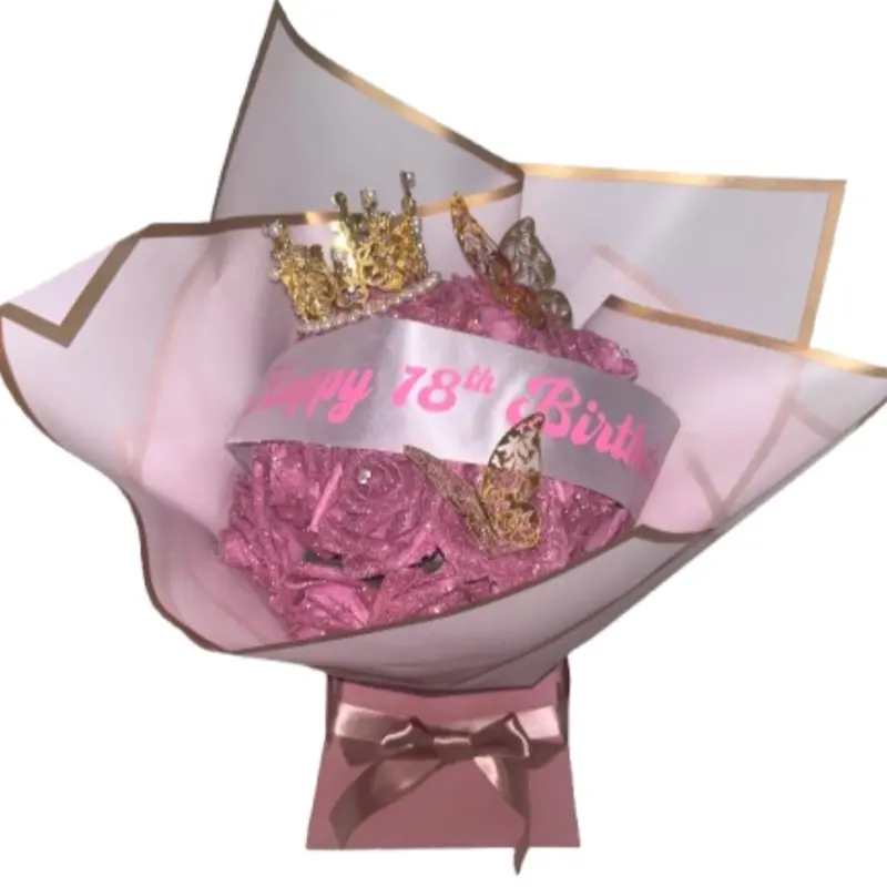 Glitter foam Roses 4