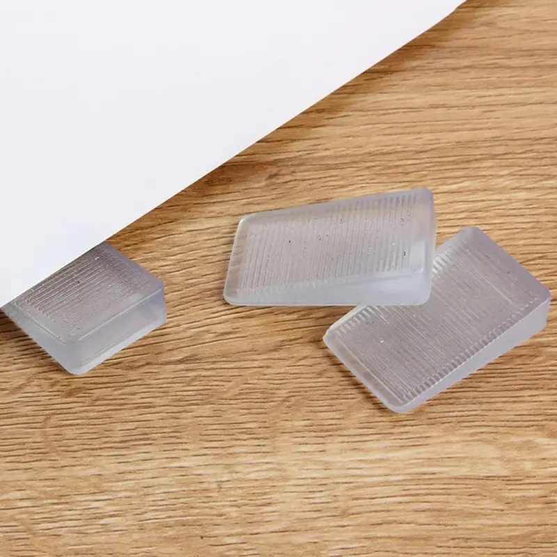 Furniture shim Wedges Small furniture stoppers Small Rubber Wedges Rubber Furniture Pads for Leveling Bathroom Kitchen Room Door Restaurant desks 5