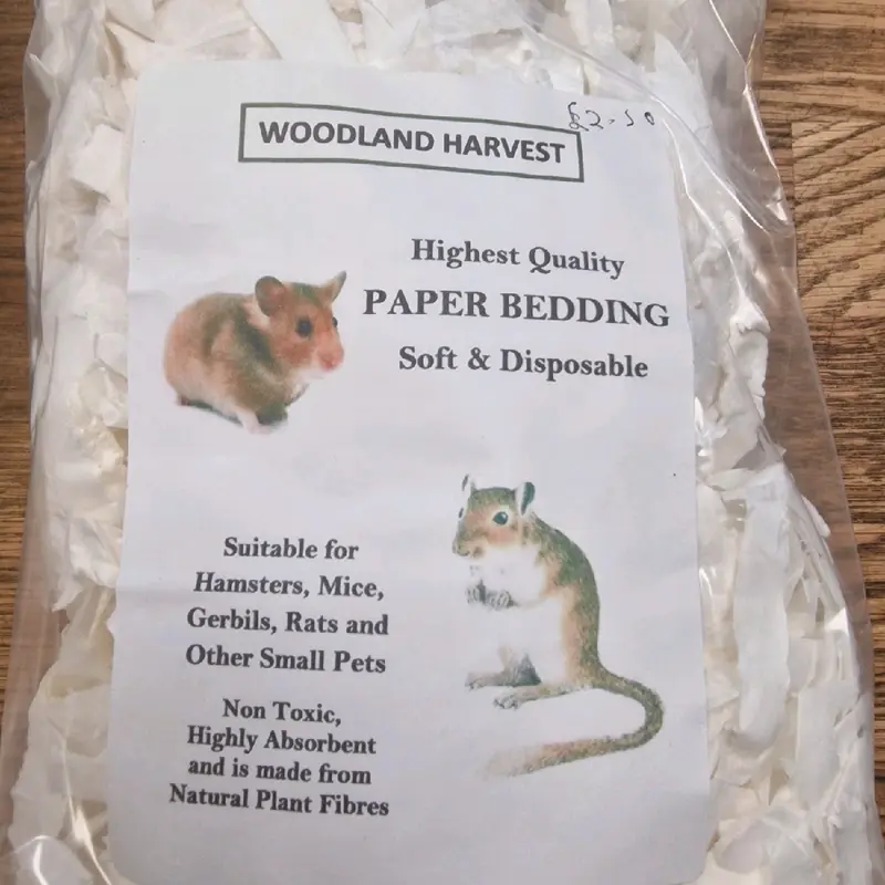 Woodland Harvest Paper Pet Bedding - Soft and Absorbent 2
