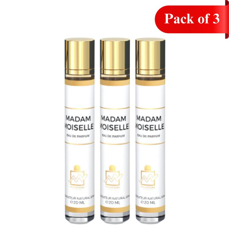 Milestone Madam Moiselle – Portable Travel Mini Floral Perfume 20ML 2
