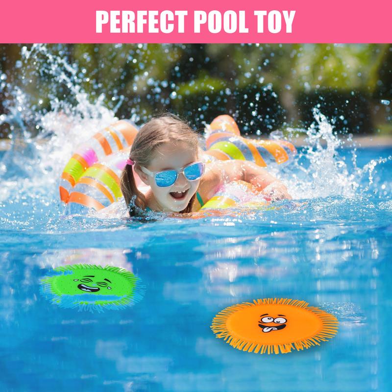 The Magic Toy Shop Water Absorbing Flying Disc Frisbee Toy - Soft Silicone, Floats on Water, Soaks Targets - Fun for Kids and Adults, Suitable for Summer, Swimming Pool and Beach Games 4