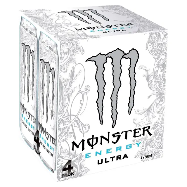 Monster Ultra White Mega Sale 12x500ml, 24x500ml Beverage Sport Energy Drink Flavor 4