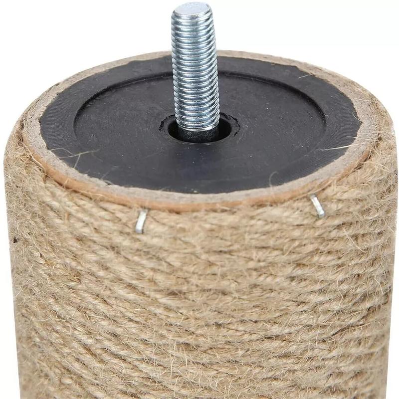 TALL LARGE CAT SCRATCHING POST 74CM STRONG NATURAL SISAL POLE HEAVY DUTY BASE 6