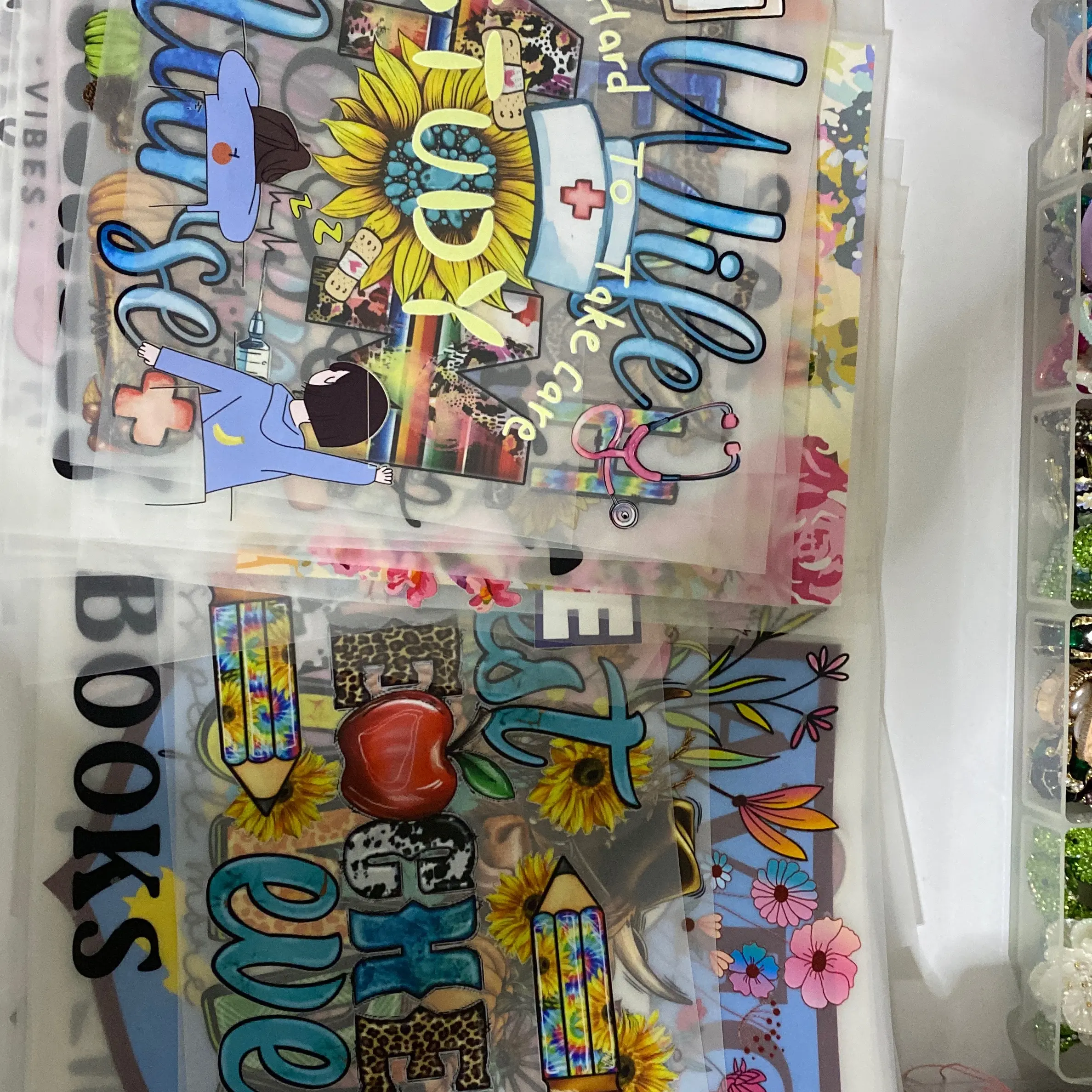 FOCAL. ,  CUP WRAPS. ,  HEAT TRANSFERS Available in many styles and designs