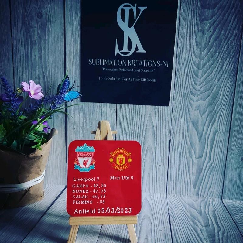 Special Edition Liverpool Commemorative Coaster as Designed by SublimationKreations.NI Tableware 3