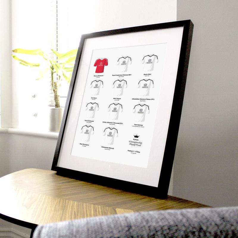 Fulham 2018 Championship Playoff Winners Football Team Print 2