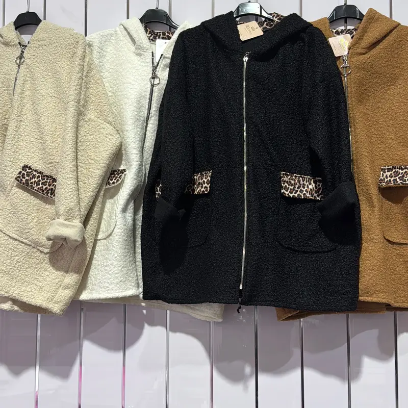 SASELEOPARD POCKET HOODY SIZE 8-18 0