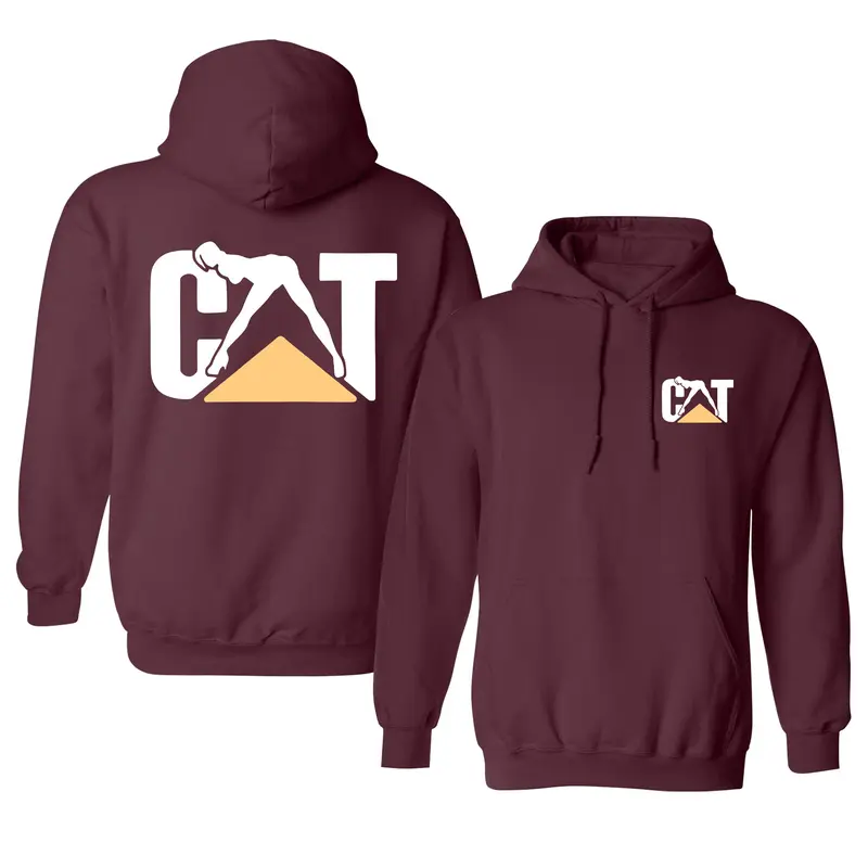 Cat With Woman Hoodie, Unisex Hoodie for Comfort and Adventure, Pullover Cotton Menswear 4