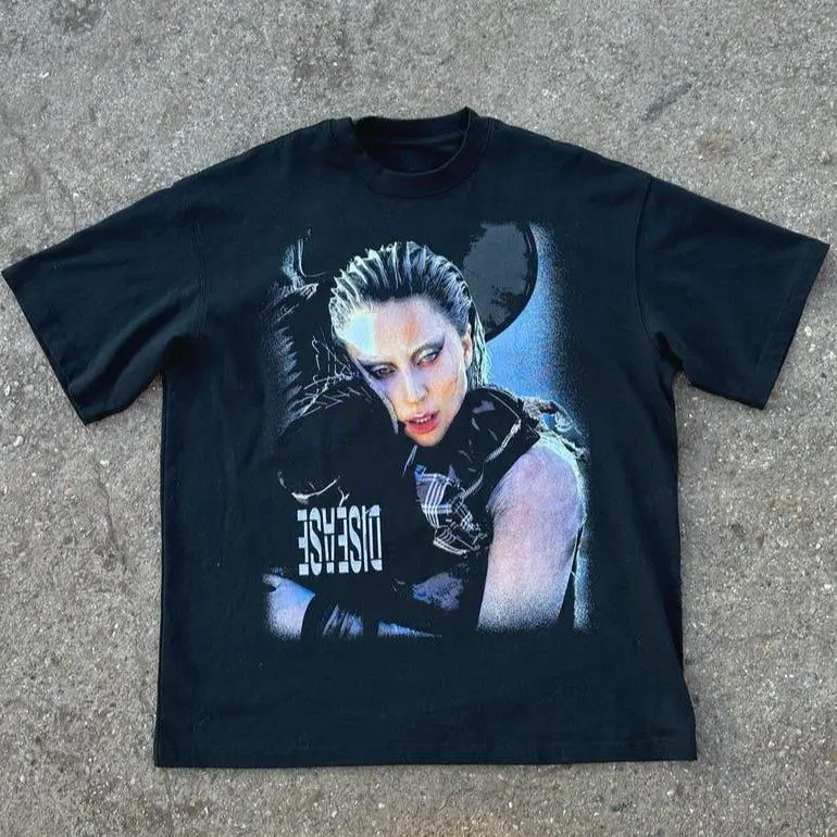 Lady Gaga DISEASE Heavyweight Loose Fit T-Shirt