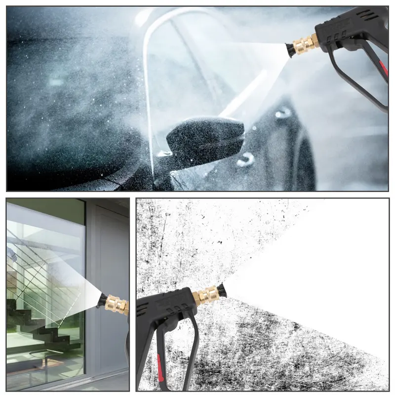 For Karcher/Nilfisk for Car Cleaning with 5 Quick Connect Cleaning Water Gun High Pressure Color Nozzle Kit 4000PSI 5