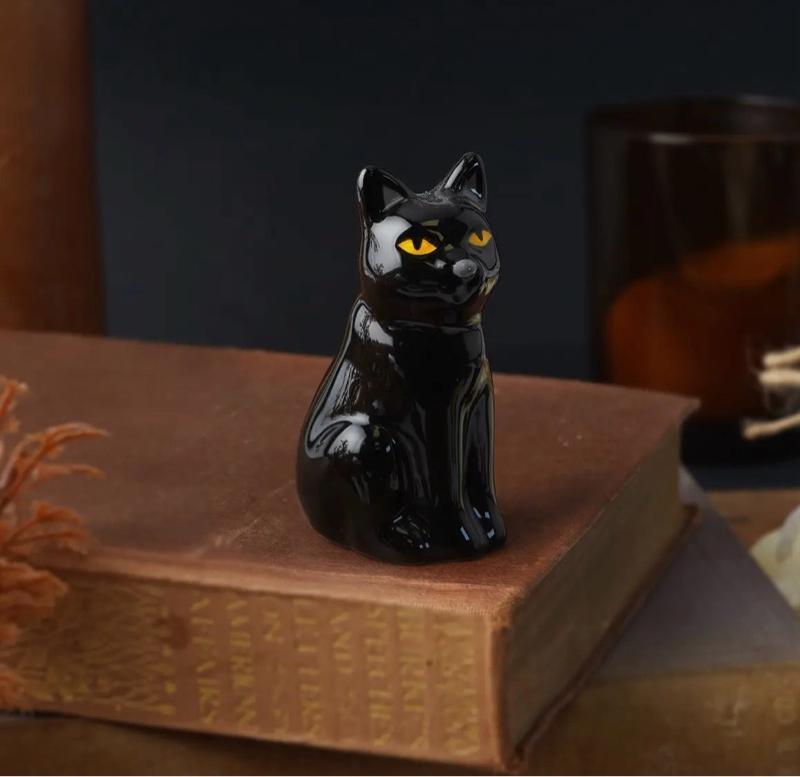 Product Introduction of Enchanted Emporium Lucky Black Cat Decorative Ornament in Gift Box- Ornaments Ceramic 5