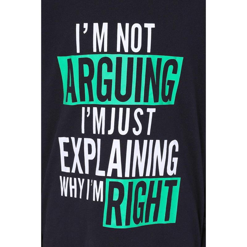 I'm Not Arguing I'm Just Explaining Why I'm Right Cotton Long  Pyjamas 3