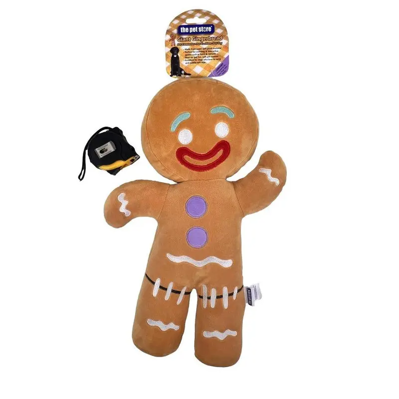 Giant Gingerbread Man | Brown's Plush Dog Toy 6