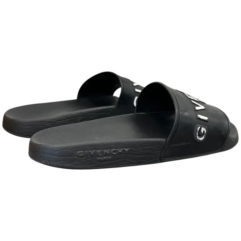 Preowned Women's Logo Slides Black Size EU 37 / UK 4 8