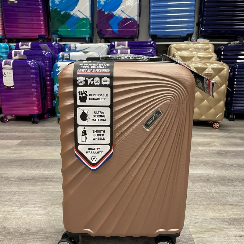 *LIMITED* ATL TURKEY hard shell ABS Luggage suitcases - ROSE GOLD (30/28/22/20 inch + 2 Vanity Cases) 3