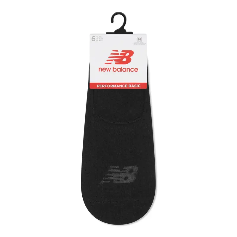 New Balance Mens No Show Liner 6 Pack Socks Trainer 7