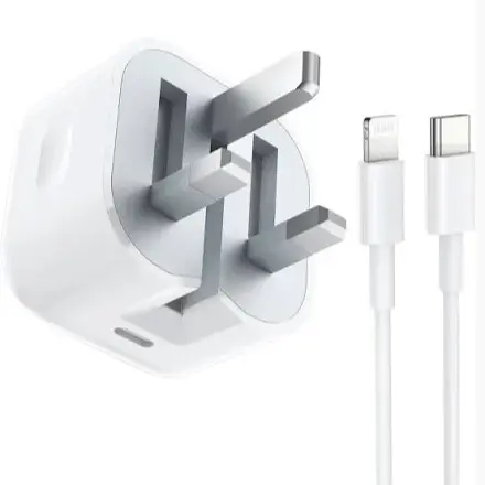 E-Linked Iphone lightning Mobile Charging  Charger Cable and plug Type-c Plug and Cable for Iphone Device Durable Smartphone Cellphone Electronic