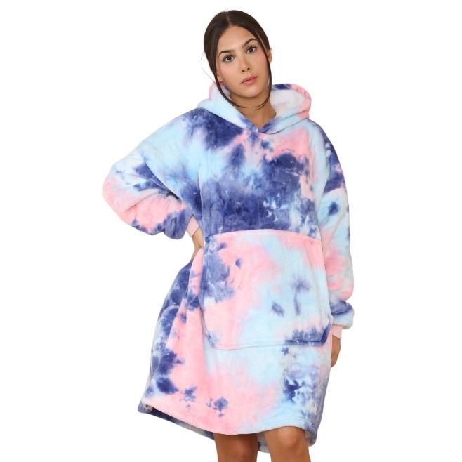 MS9 Oversized Blanket Hoodie Fleece Top With Sherpa Soft and Warm Lining | 15 Colours Available Comfort | Style Minimalist Pullover Basic Vibe Polyester Womenswear Sweaters Fits Long Sleeves 6