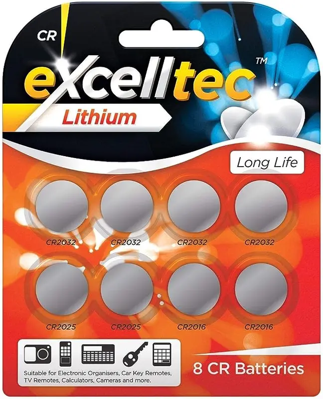 Excelltec Lithium CR 3.0v Batteries 0