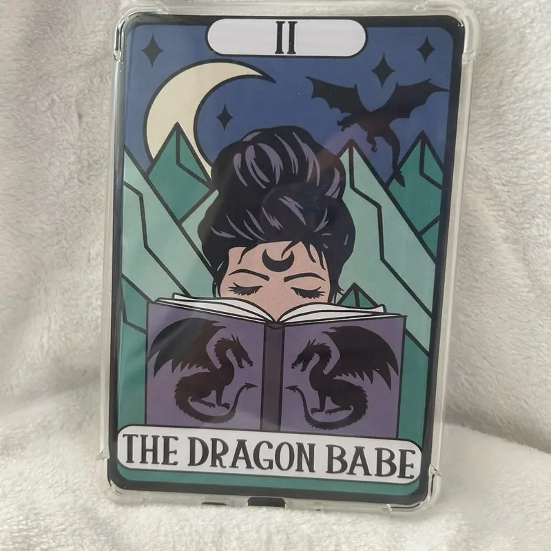 Kindle card insert for clear case tarot style the dragon babe reader paperwhite oasis scribe ereader coloursoft colorsoft 1