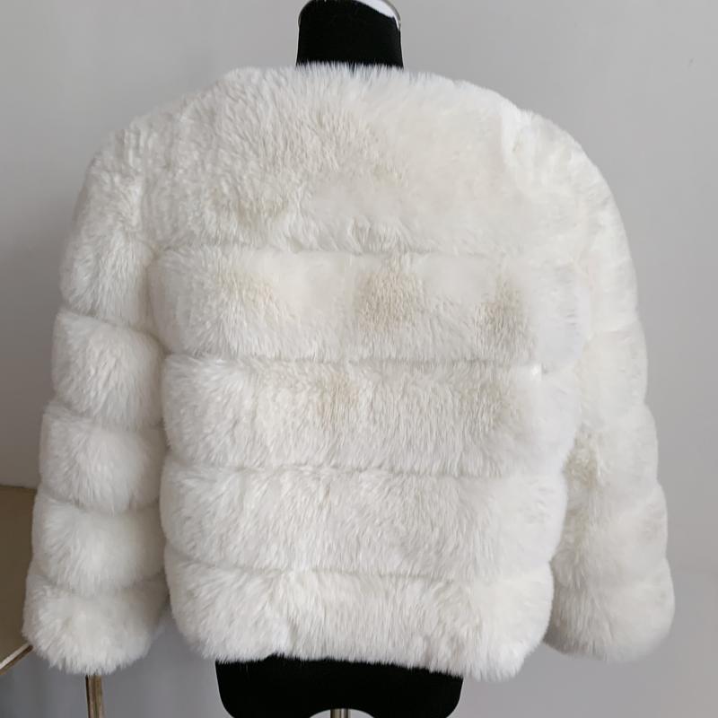 Product Introduction of [2024]Women faux Faux Fur Coat Autumn Winter High Quality Faux Fox Fur Coat fluffy coat fury elegant faux furr 7xl plus size women clothing1 17