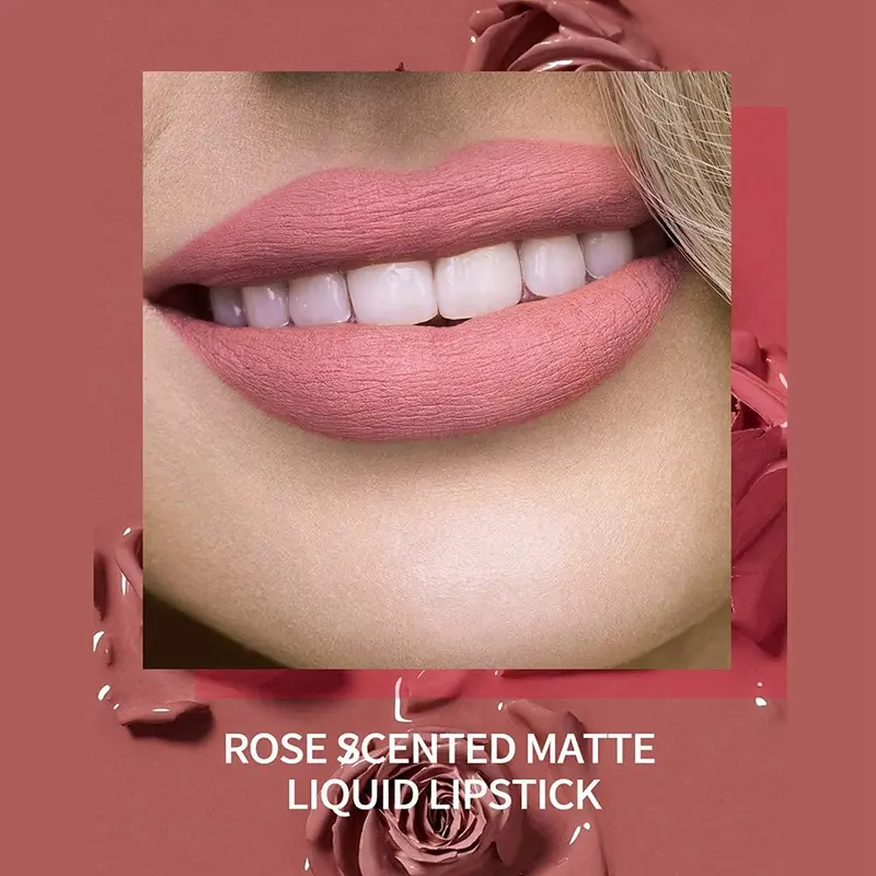 6PCS Matte Lipstick Sets, Long Lasting Liquid Lipsticks, Non-Stick Cup, Waterproof Lip Gloss (#01) - Cosmetic, Makeup Color Daily 5