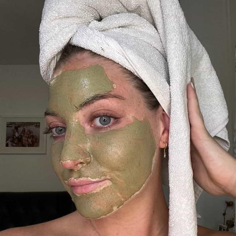 PERL French Green Clay Mask & Calming Mask Oil Set - Deep Cleansing Solution for Smoother Skin Repair 3