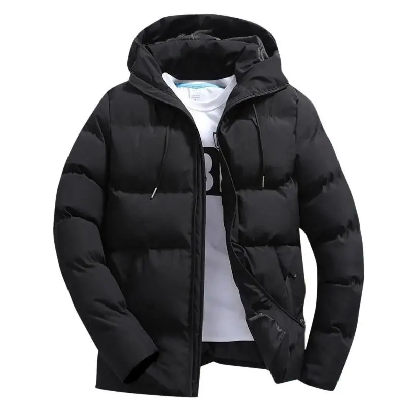Fashion Parkas Men Winter Overcoat Men's Casual Jacket Warm Hooded Thick Puffer Coat Outwear Business Hombre Menswear Tops Underwear Human