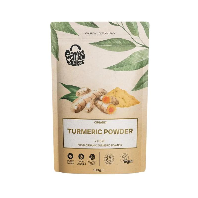 Earths Basket Turmeric Powder 100g Spice Natural Flavor 0