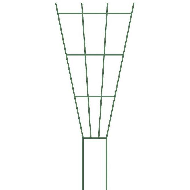 Green Fan Pot Trellis for Home Garden and Plant Display - Perfect for Displaying Your Plants 0