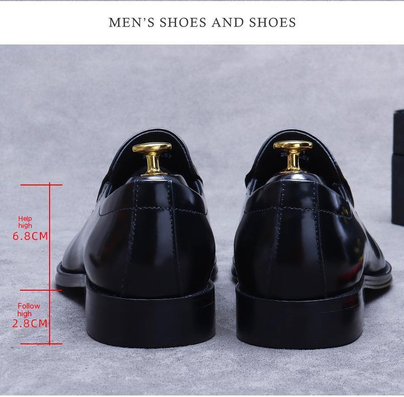 Product Introduction of Business Formal Wear Shoes Cowhide Men's Office Shoes 17