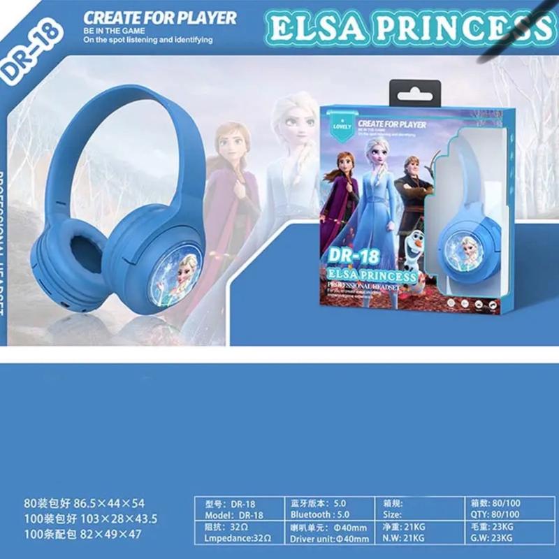 elsa frozen Wireless headphone for girls 1