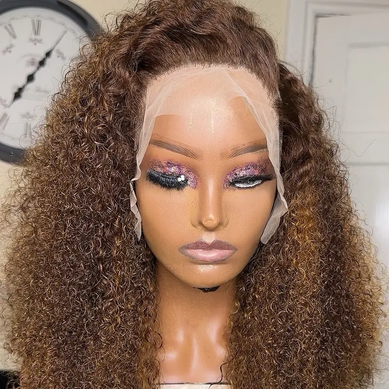 13x4 frontal pixie curl human hair wig 0