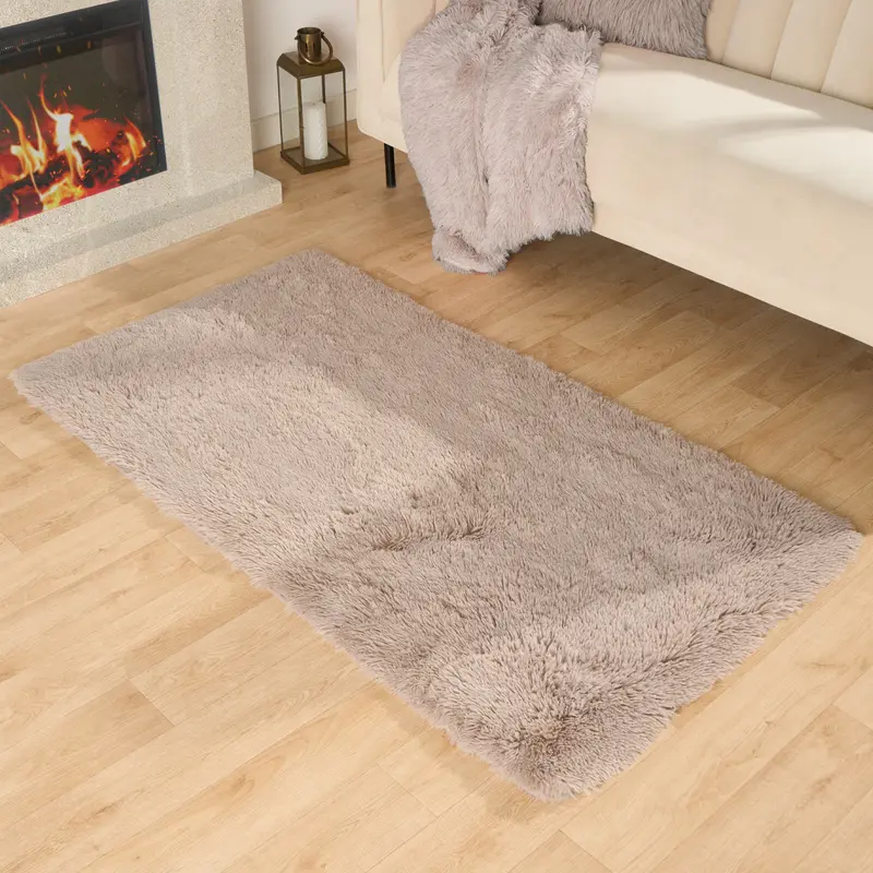 Sienna Fluffy Rug Anti-Slip/Skid Shaggy Large Bedroom Non-Shed Floor Carpet Mat 5