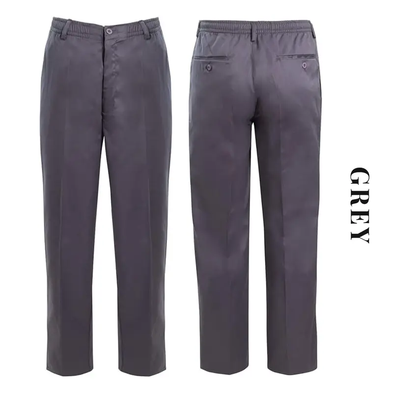 Casual Workwear Bottoms Men's Rugby Trousers with Full Elasticated Stretch Waistband and Drawcord (Size 30-50) Menswear Beige Plain Belt Cargo 2